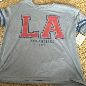 Kohls blue LA shirt